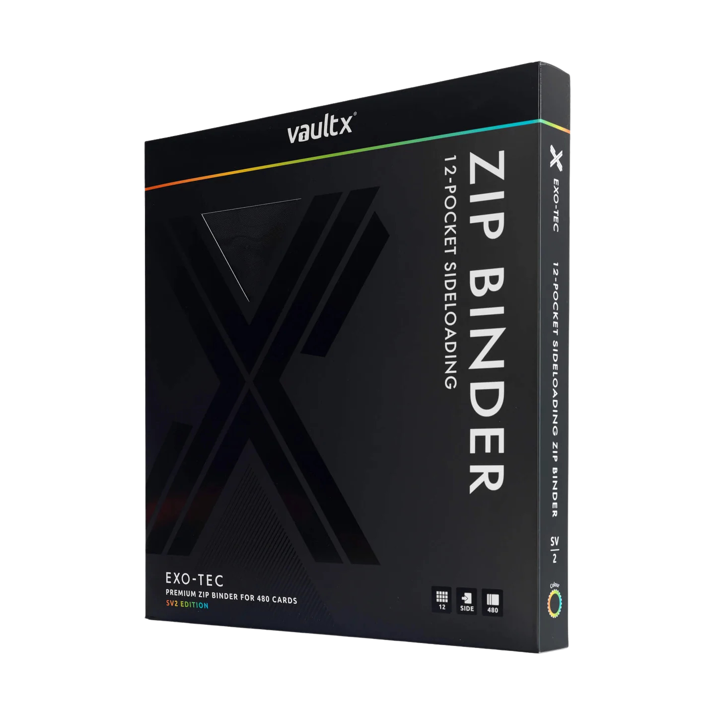 vaultx 12-pocket EXO-TEC Zip Binder SV2 - Binders