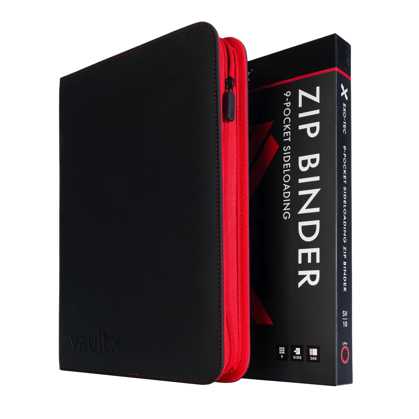 vaultx 9-pocket EXO-TEC Zip Binder SV10 - Binders