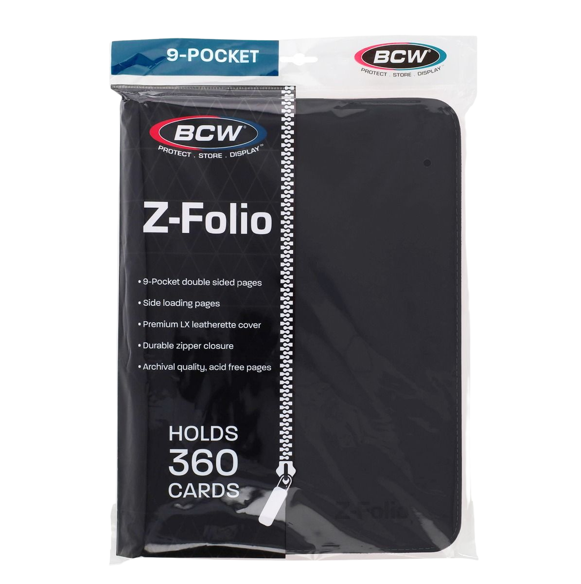 Z-Folio 9-Pocket Album - Black - Binders