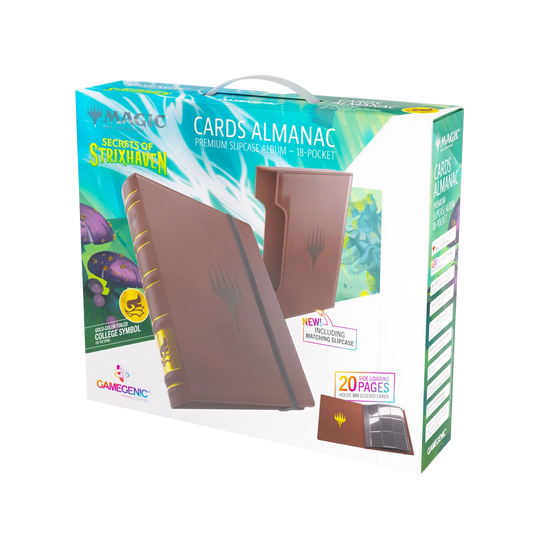 Gamegenic Cards Almanac: 18-Pocket Premium Slipcase Magic: The Gathering Secrets of Strixhaven - Prismari - Binders