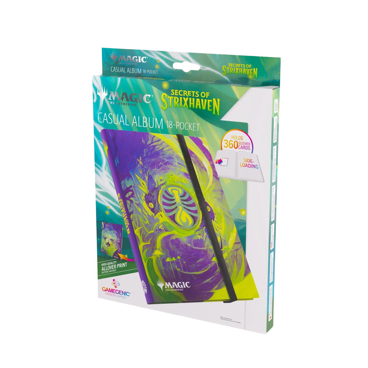 Gamegenic Casual Album: 18-Pocket Magic: The Gathering Secrets of Strixhaven - Witherbloom - Binders