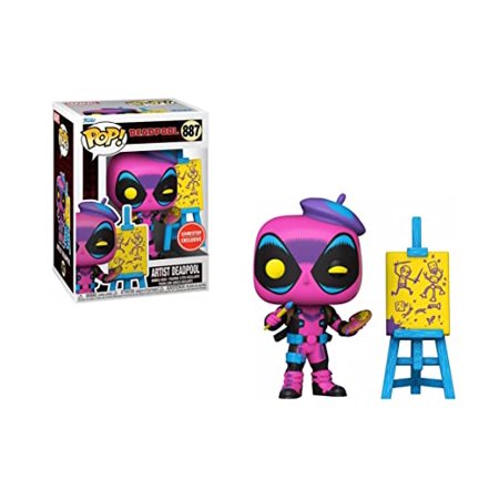 Black Light Artist Deadpool - Funko Pop!