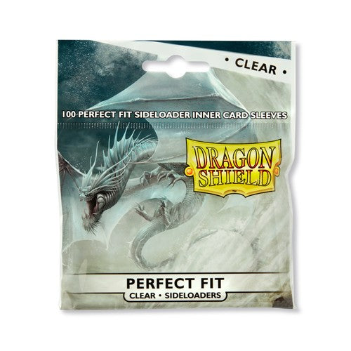 Dragon Shield - Perfect Fit Sideloaders - Inner Sleeves - Clear - 100 Count - Sleeves