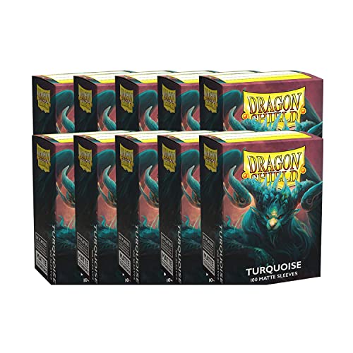 Dragon Shield - TURQUOISE - Matte Sleeves - 100 Count - Sleeves