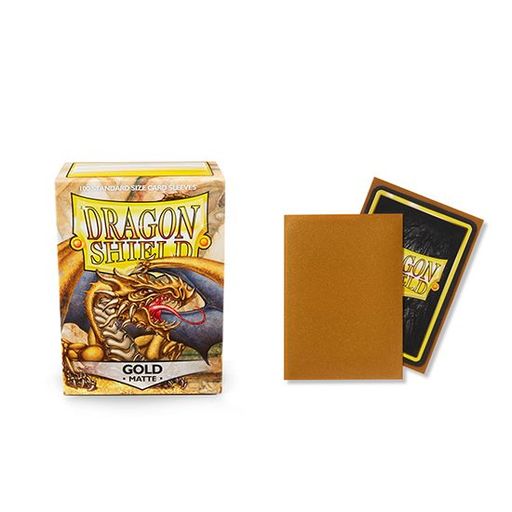 Dragon Shield - GOLD - Matte Sleeves - 100 Count - Sleeves