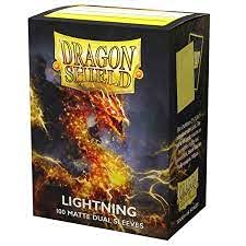 Dragon Shield - LIGHTNING - Dual Matte Sleeves - 100 Count - Sleeves