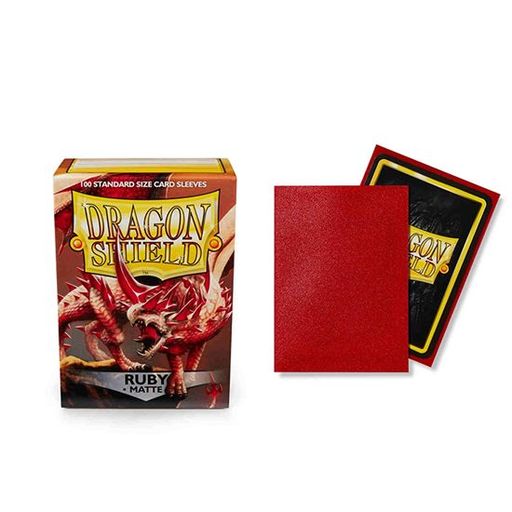Dragon Shield - RUBY - Matte Sleeves - 100 Count - Sleeves