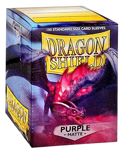 Dragon Shield - PURPLE - Matte Sleeves - 100 Count - Sleeves