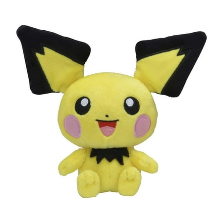 Pichu Sitting Cuties Plush - 7 In. - Sitting Cuties Plush