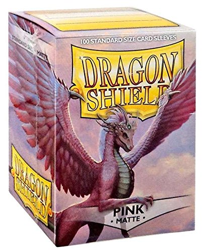 Dragon Shield - Pink - Matte Sleeves - 100 Count - Sleeves