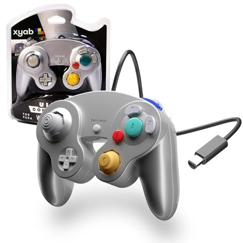 XYAB Wired Controller for Nintendo GameCube® - Silver - Gamecube Accessory
