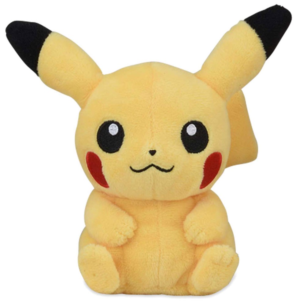 Pikachu Sitting Cuties Plush - 5 ¼ In. - Sitting Cuties Plush