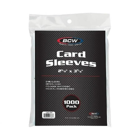 BCW - Standard Card Sleeves - 1,000 Count - Sleeves