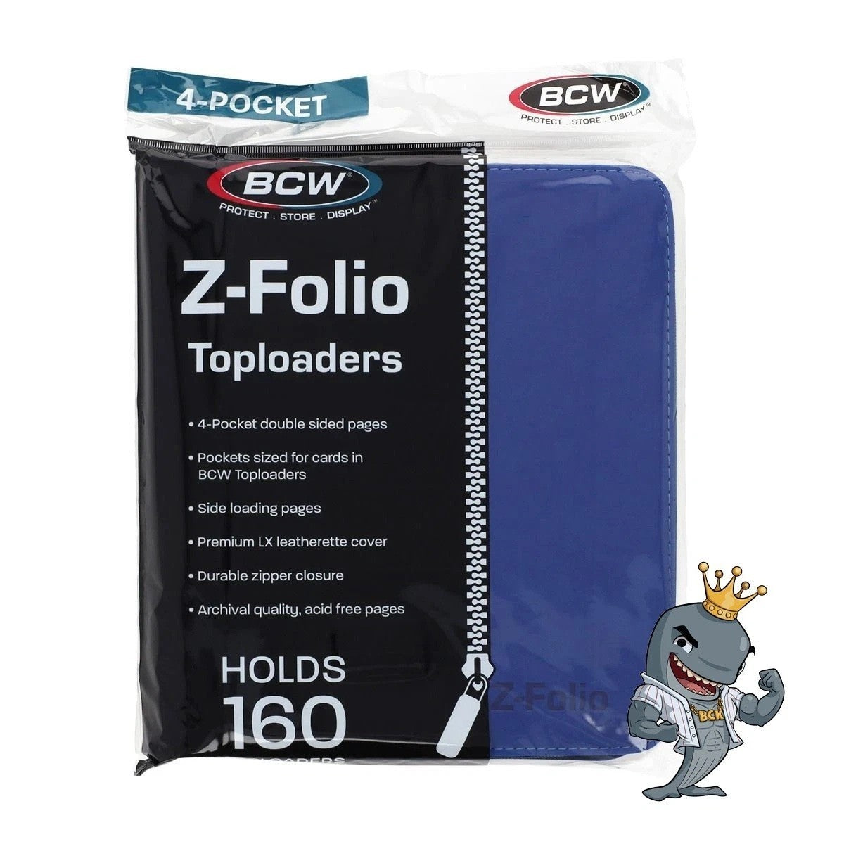 Z-Folio 4-Pocket LX Album - Toploaders - Blue - Binders