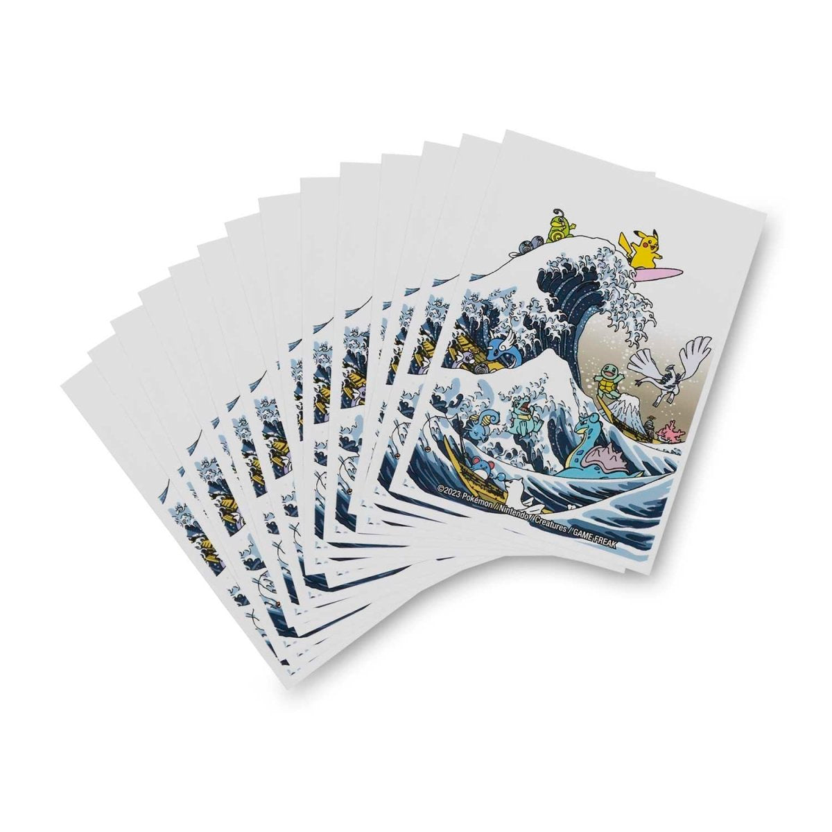 Pokémon TCG: Great Wave Pikachu & Friends Card Sleeves (65 Sleeves) - Sleeves