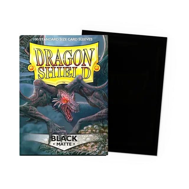 Dragon Shield - Black - Matte Sleeves - 100 Count - Sleeves