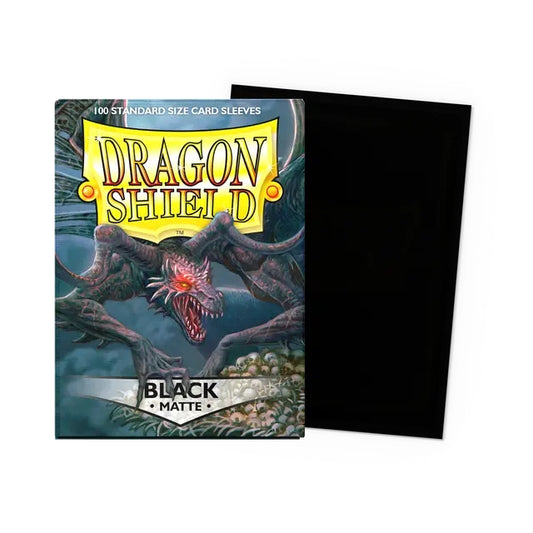Dragon Shield - Black - Matte Sleeves - 100 Count - Sleeves