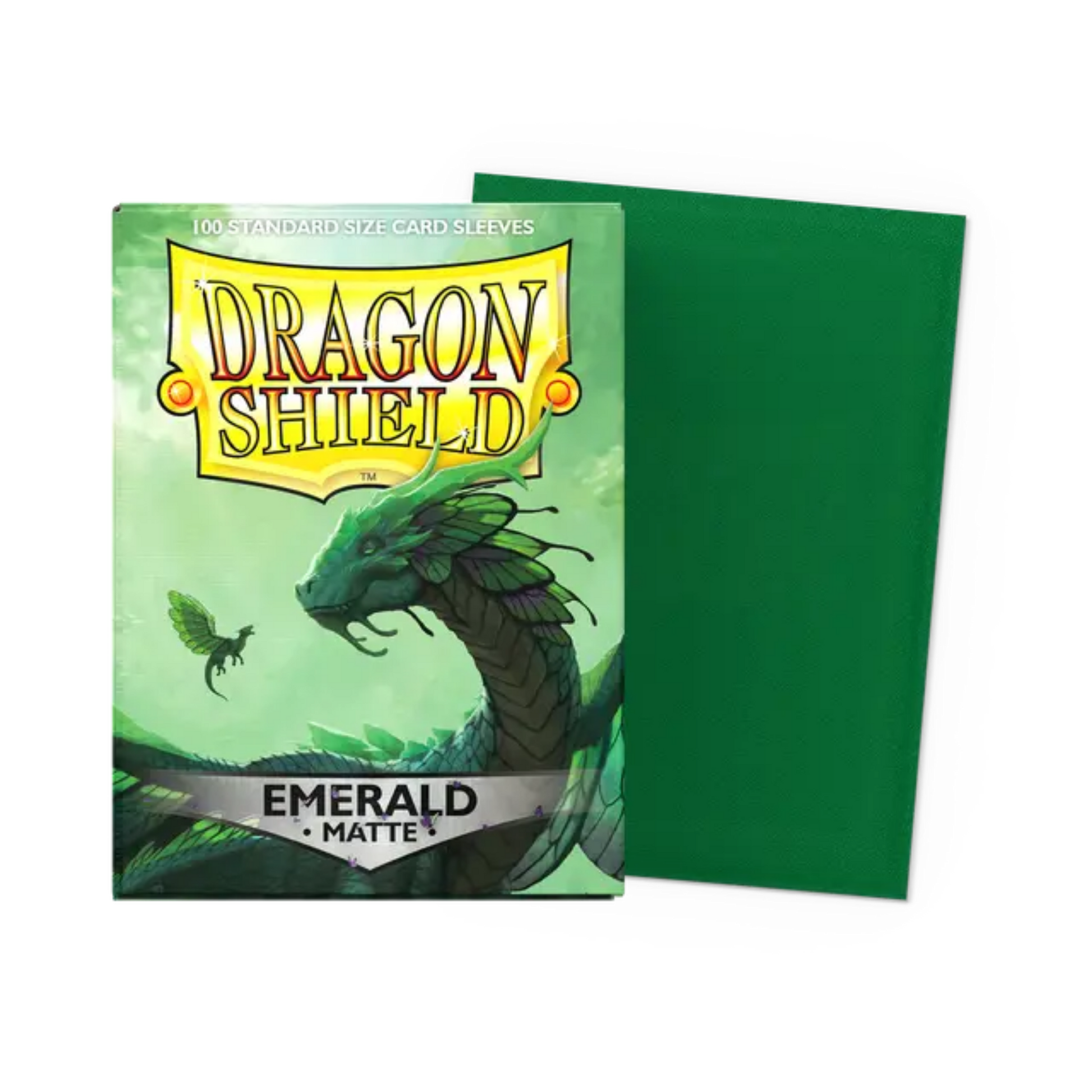 Dragon Shield - Emerald- Matte Sleeves - 100 Count - Sleeves