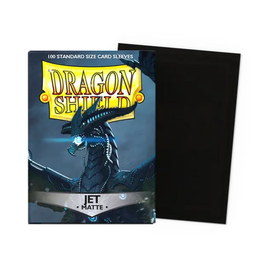Dragon Shield - Jet - Matte Sleeves - 100 Count - Sleeves