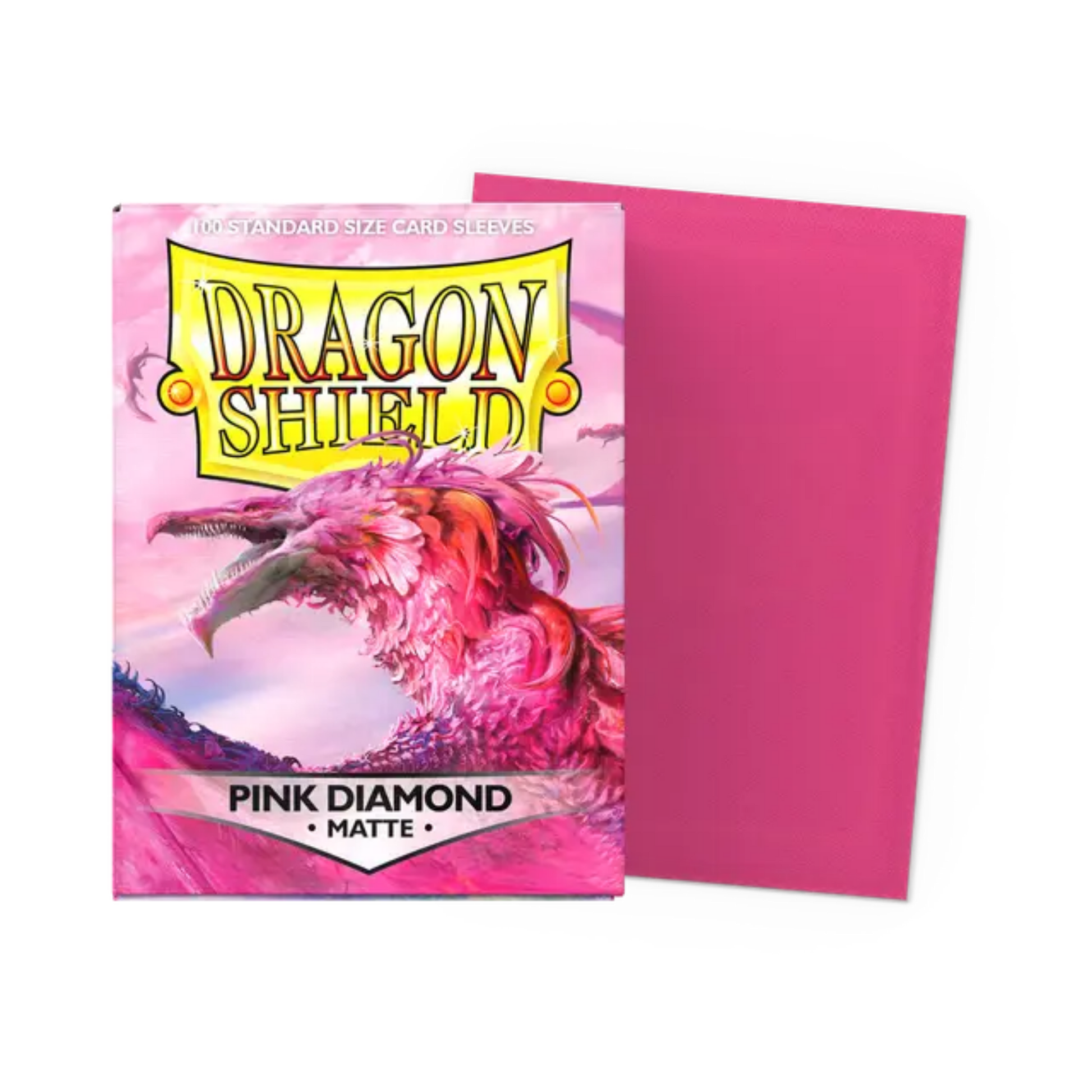 Dragon Shield - Pink Diamond - Matte Sleeves - 100 Count - Sleeves