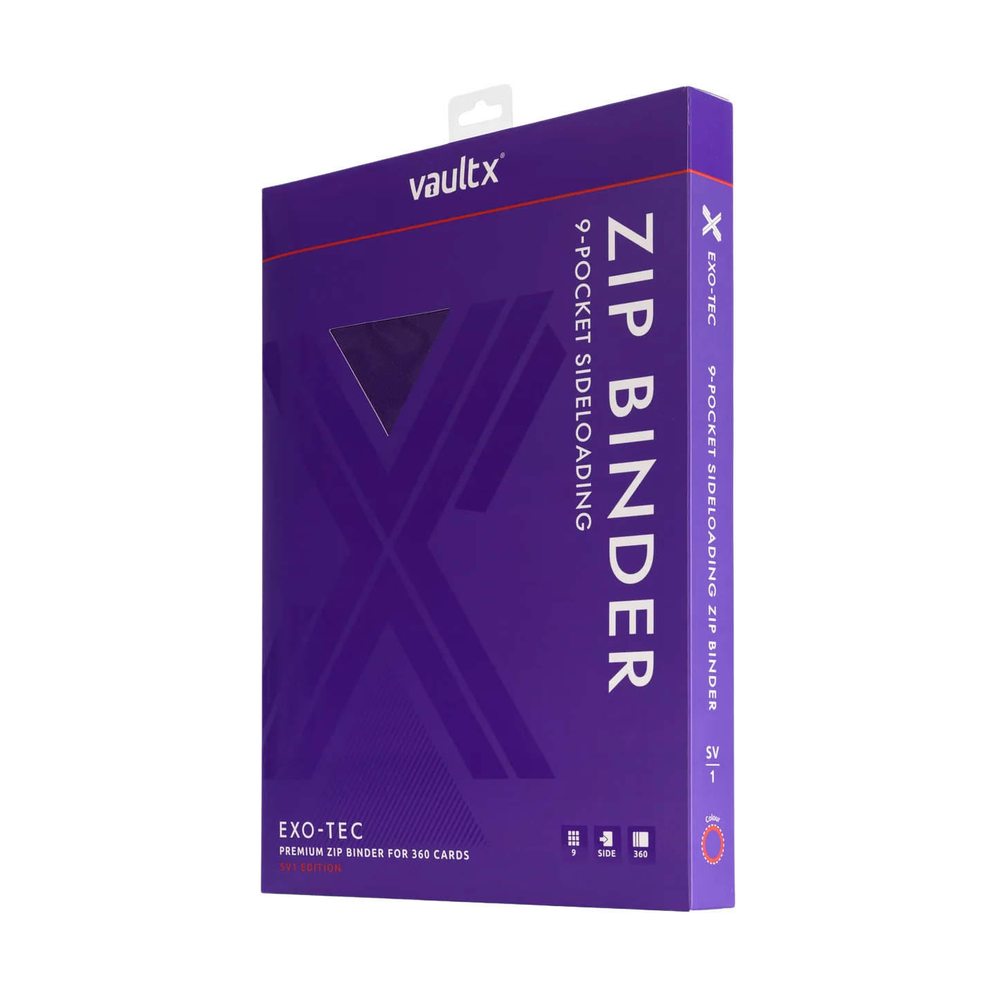 vaultx 9-pocket EXO-TEC Zip Binder SV1 - Binders