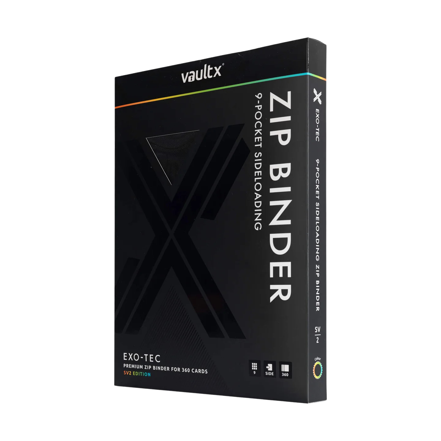 vaultx 9-pocket EXO-TEC Zip Binder SV2 - Binders