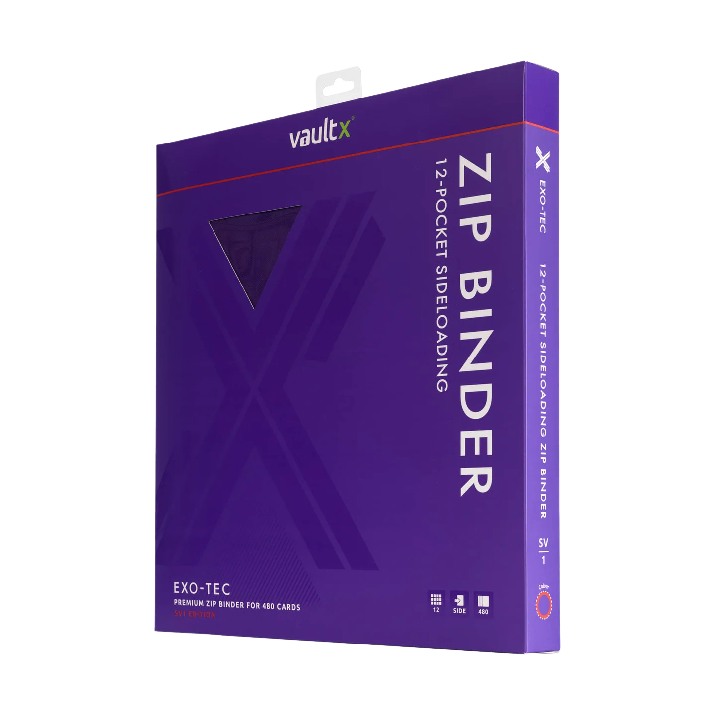 vaultx 12-pocket EXO-TEC Zip Binder SV1 - Binders