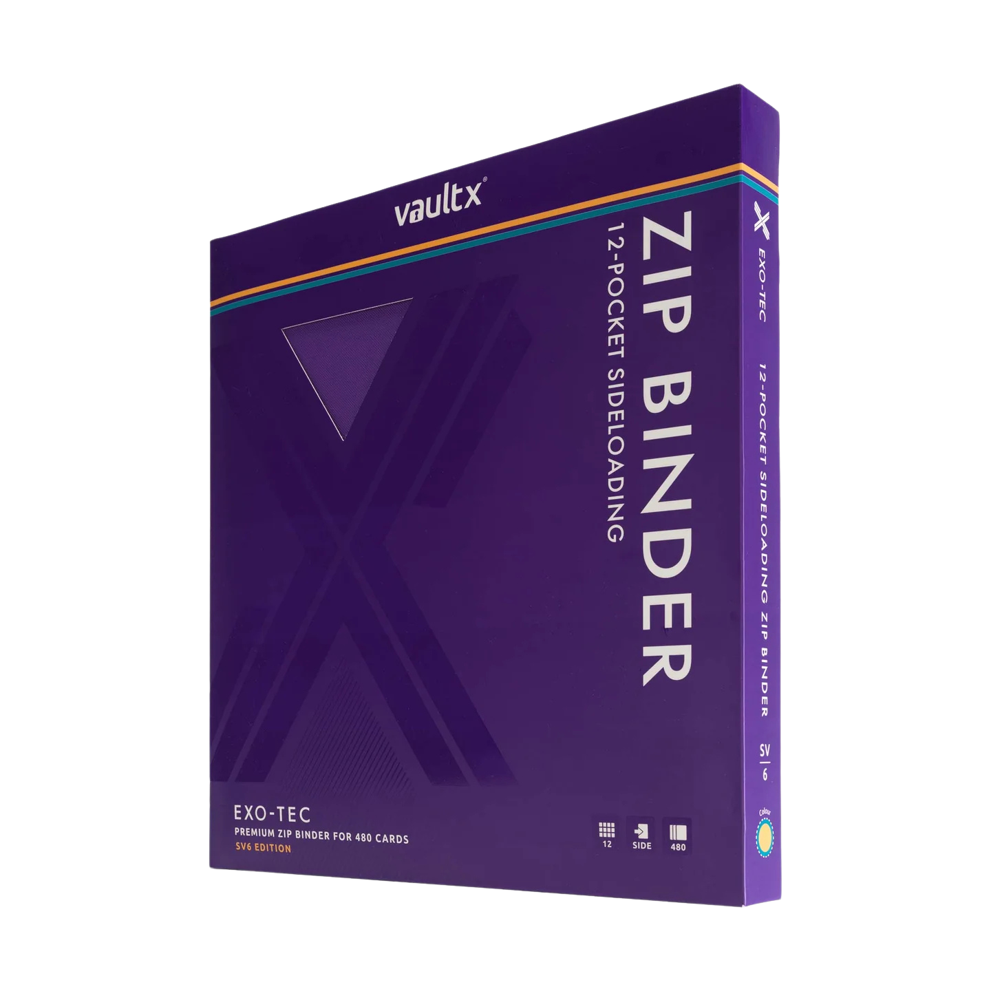 vaultx 12-pocket EXO-TEC Zip Binder SV6 - Binders