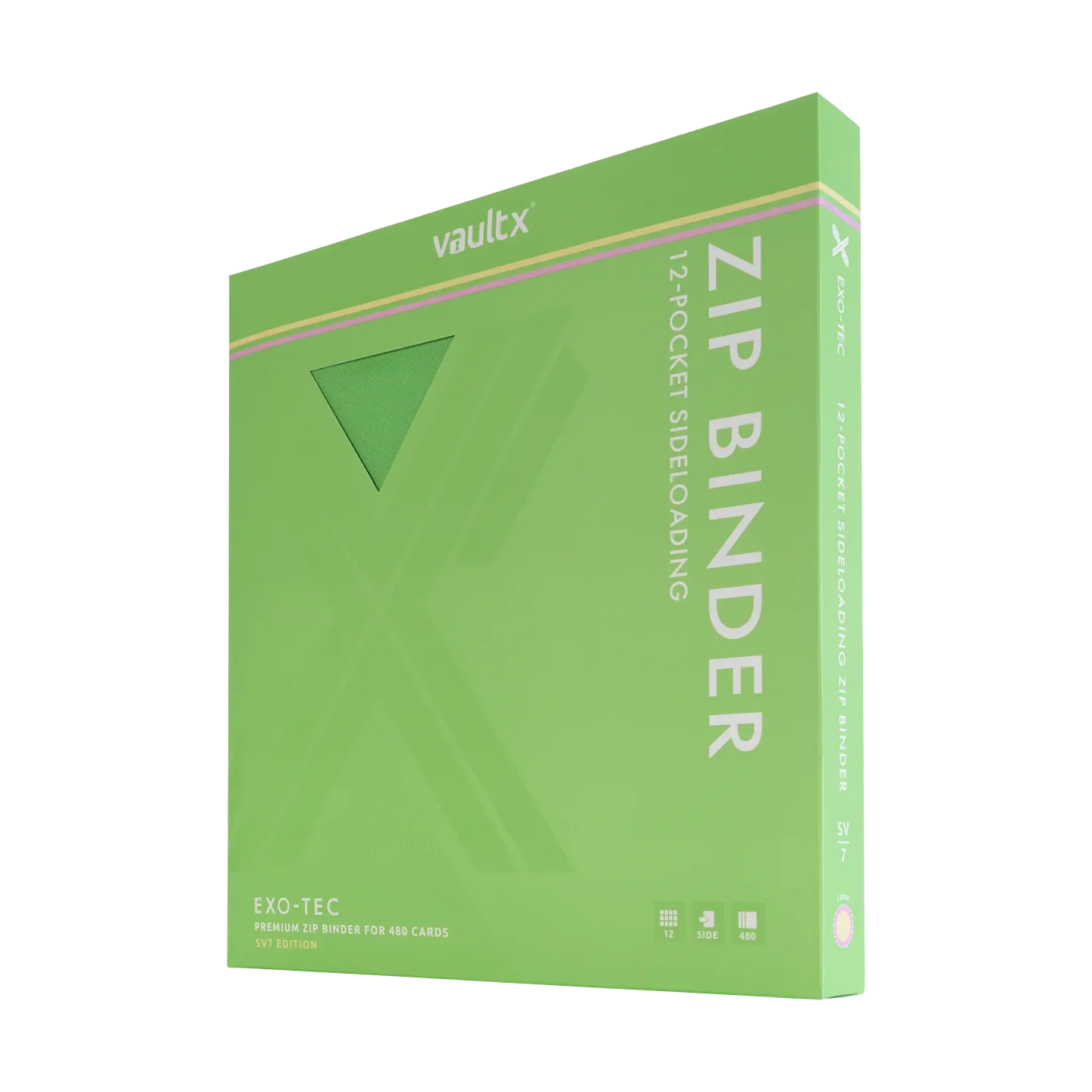 vaultx 12-pocket EXO-TEC Zip Binder SV7 - Binders