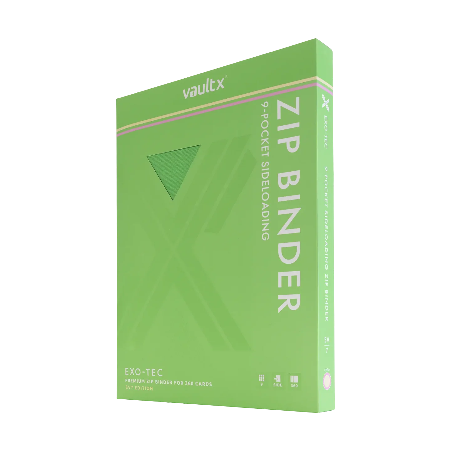 vaultx 9-pocket EXO-TEC Zip Binder SV7 - Binders