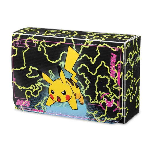 Pokémon TCG: Pikachu Neon Charge Double Deck Box - Deck Box