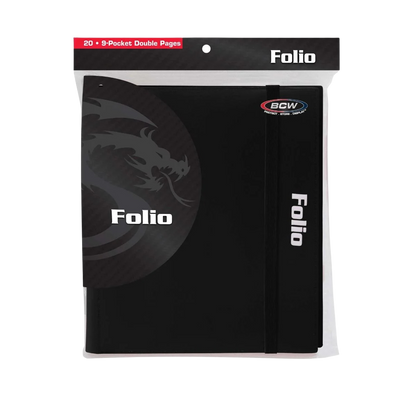 Folio 9-Pocket Album - Black - Binders