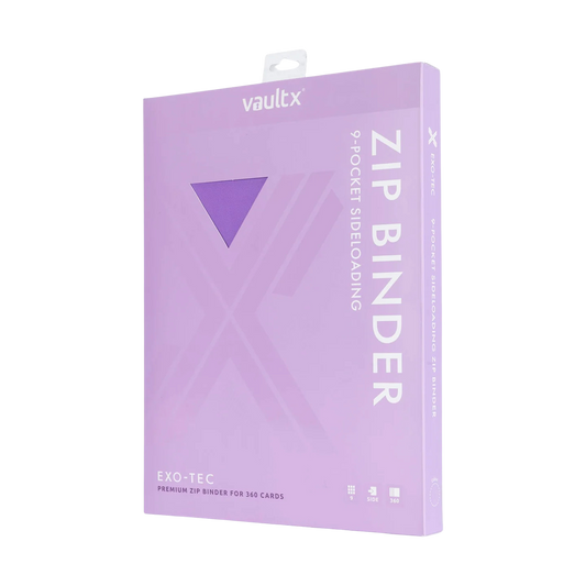 9-Pocket Exo-Tec® Zip Binder Just Purple - Binders