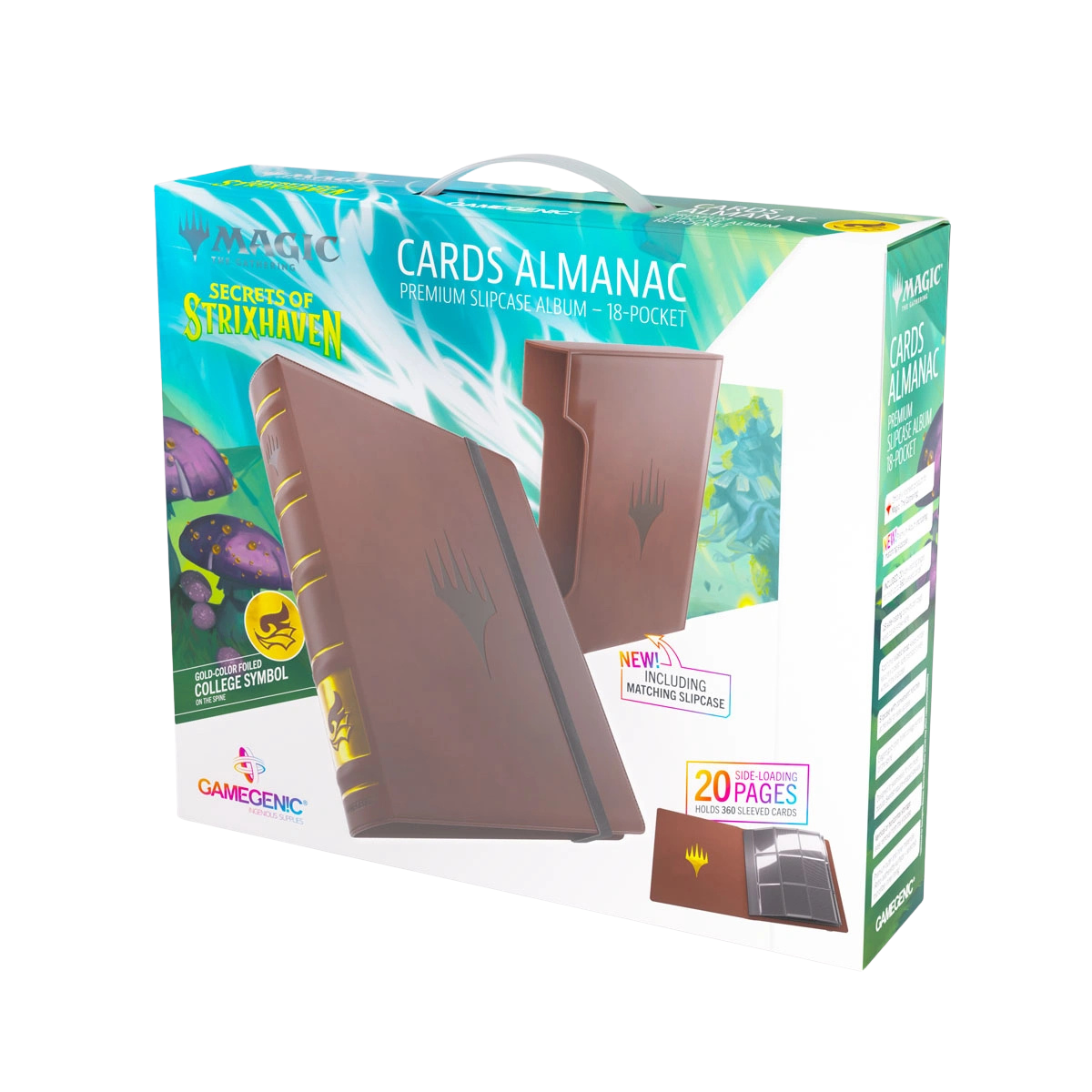 Gamegenic Cards Almanac: 18-Pocket Premium Slipcase Magic: The Gathering Secrets of Strixhaven - Prismari - Binders