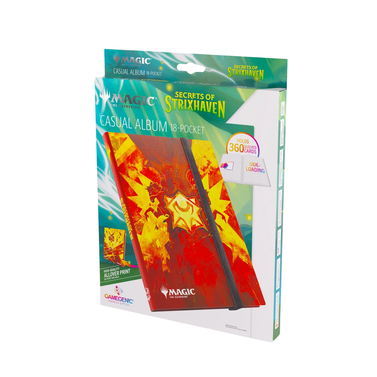 Gamegenic Casual Album: 18-Pocket Magic: The Gathering Secrets of Strixhaven - Lorehold - Binders