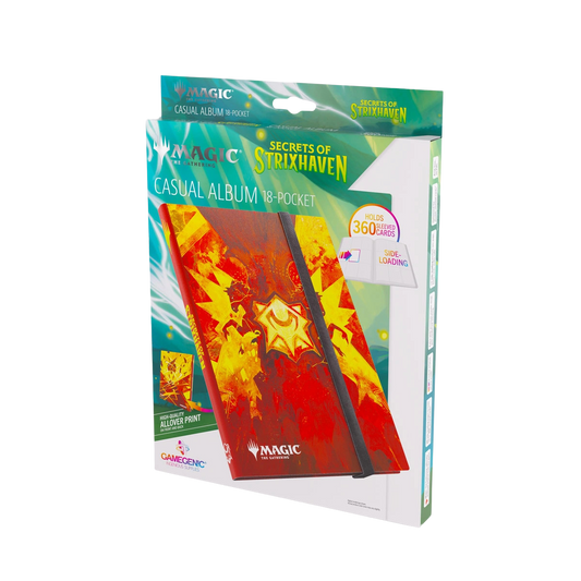 Gamegenic Casual Album: 18-Pocket Magic: The Gathering Secrets of Strixhaven - Lorehold - Binders